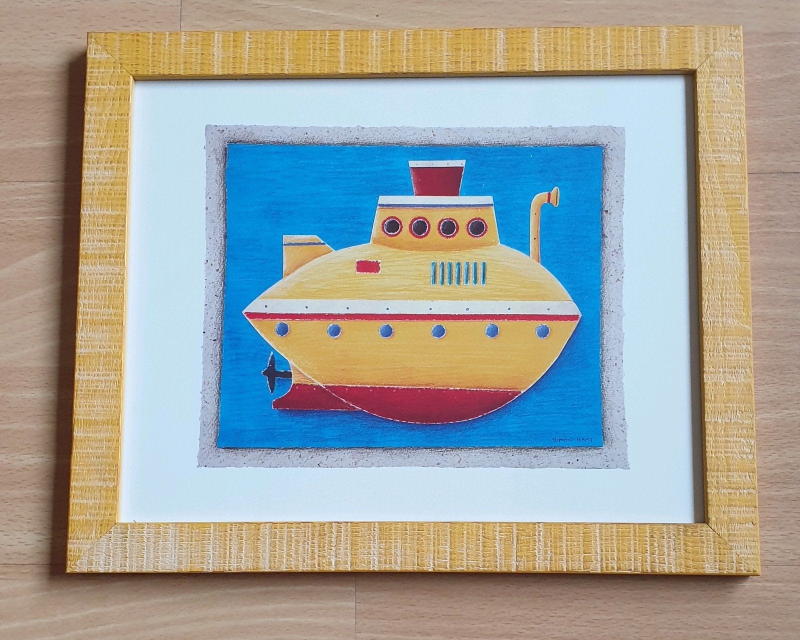 Peinture sous-marine jaune, Enlèvement ou Envoi