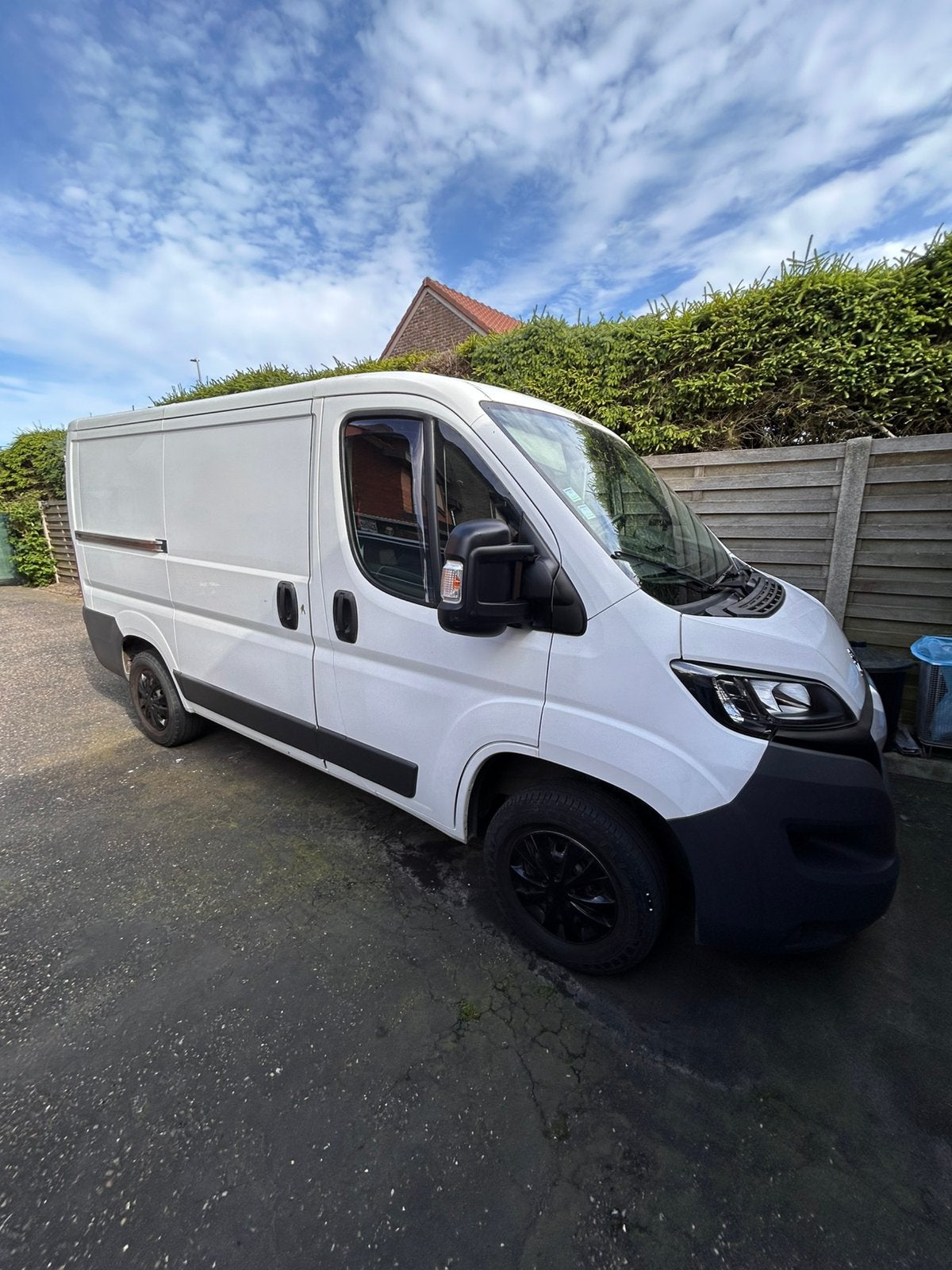 Peugeot Boxer, Voorwielaandrijving, Stof, Zwart, Wit