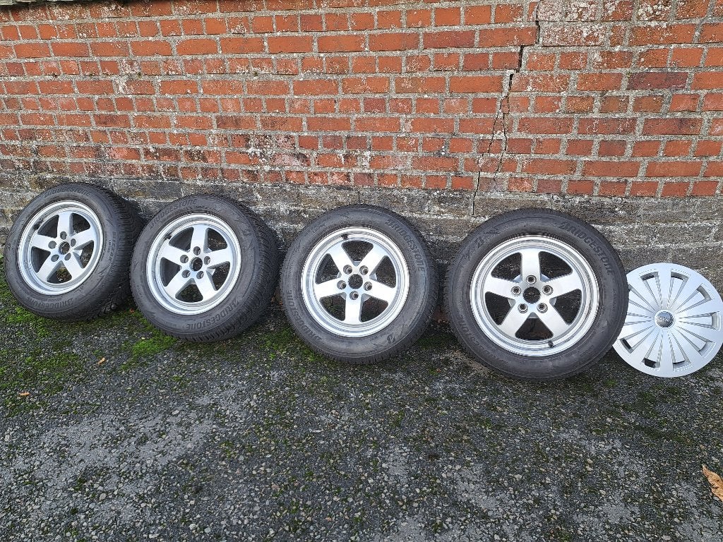 Wintervelgen audi a4, Ophalen, Gebruikt, 16 inch, Banden en Velgen