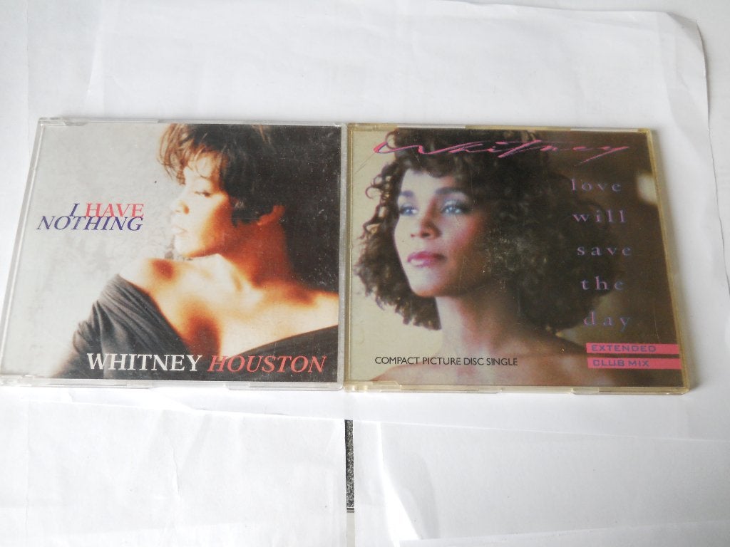 2 MAXI CD S - WHITNEY HOUSTON, Ophalen of Verzenden, Zo goed als nieuw, Dance en House, Eerste persing