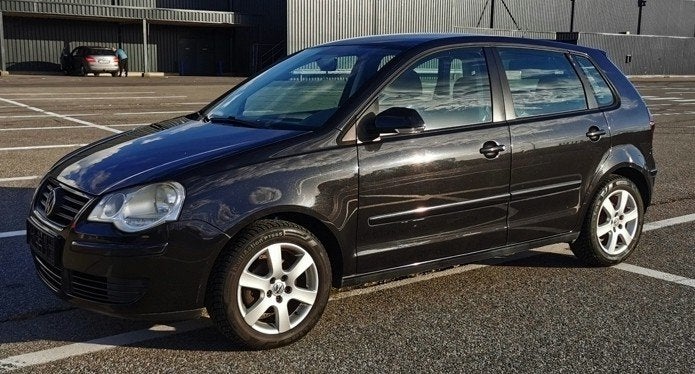 Volkswagen Polo 1.2i, Testrit aan huis, 1198 cc, Zwart, Bedrijf