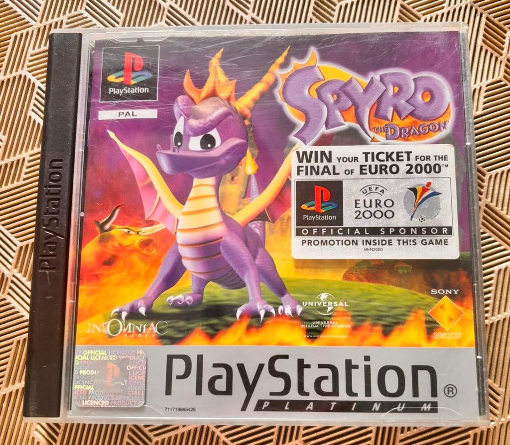 Spyro Platinum PS1, Ophalen of Verzenden, Gebruikt