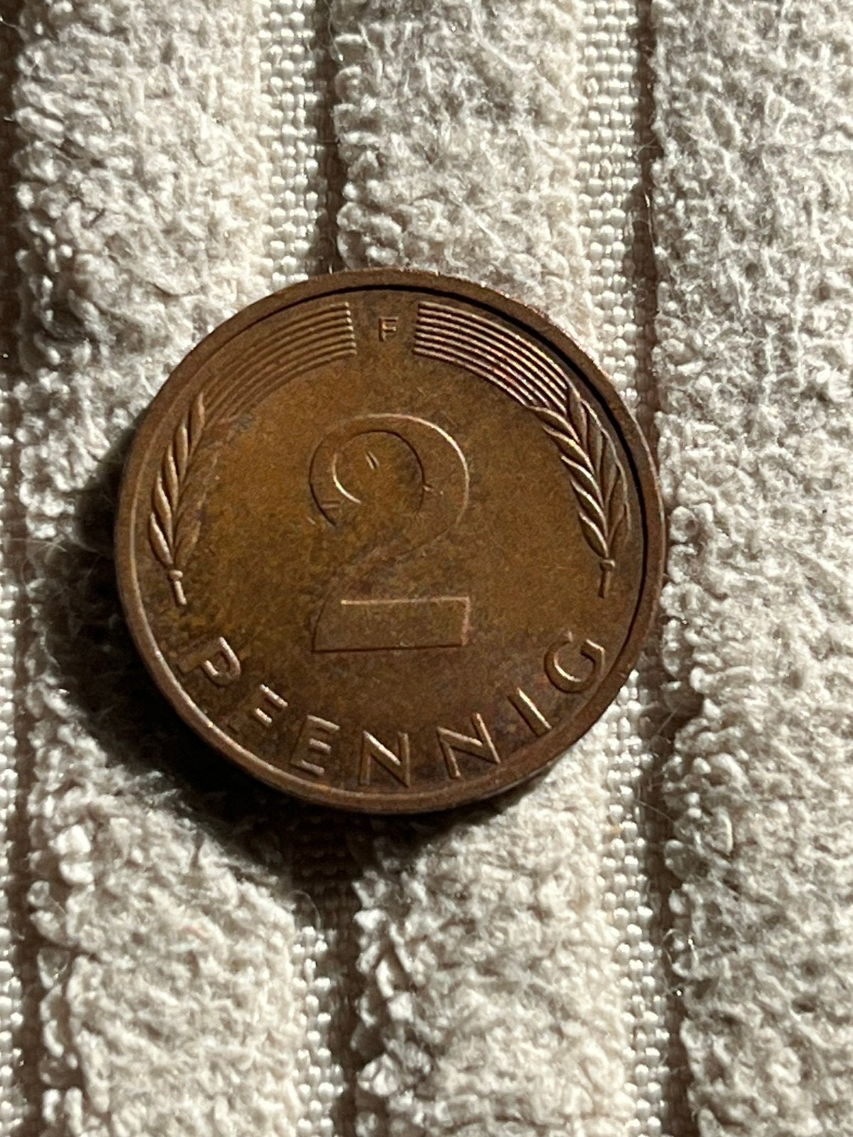 2 pieces allemande de 2 pfenning, Timbres & Monnaies, Enlèvement ou Envoi