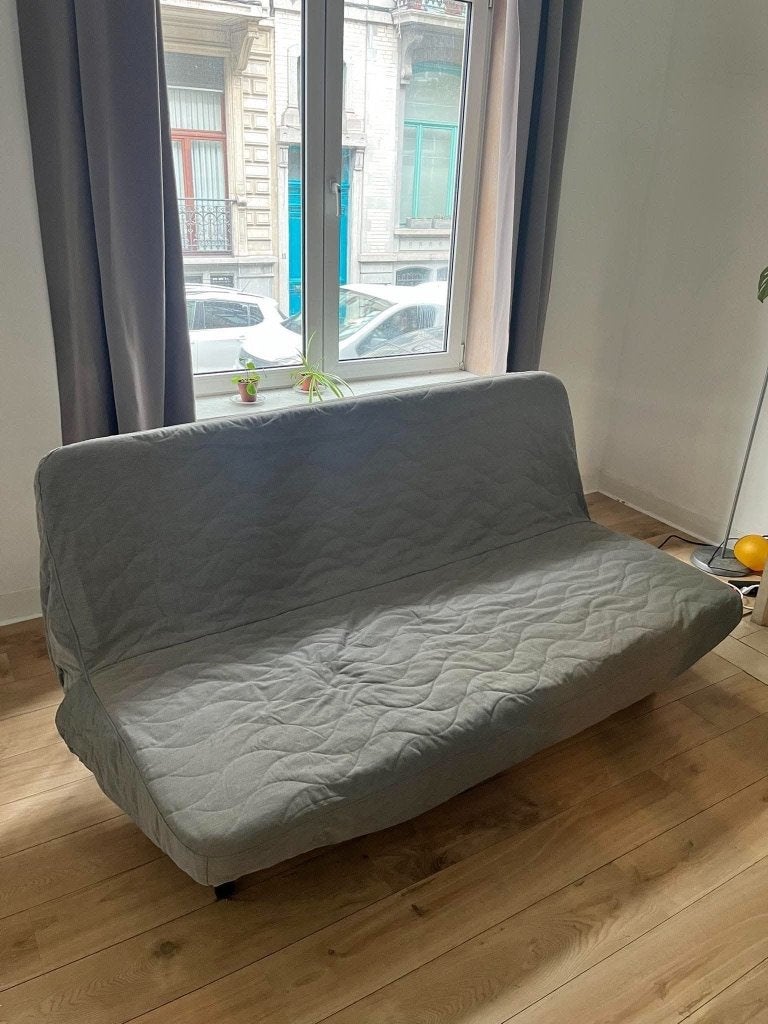 Fauteuil-lit, Maison & Meubles, Gris, Comme neuf, Deux personnes, 190 cm ou moins