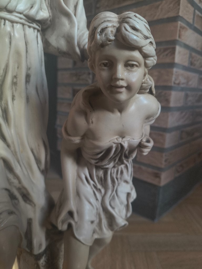Beeld, Antiek en Kunst, Wit, Overige materialen, Beeld, 50 - 100 cm