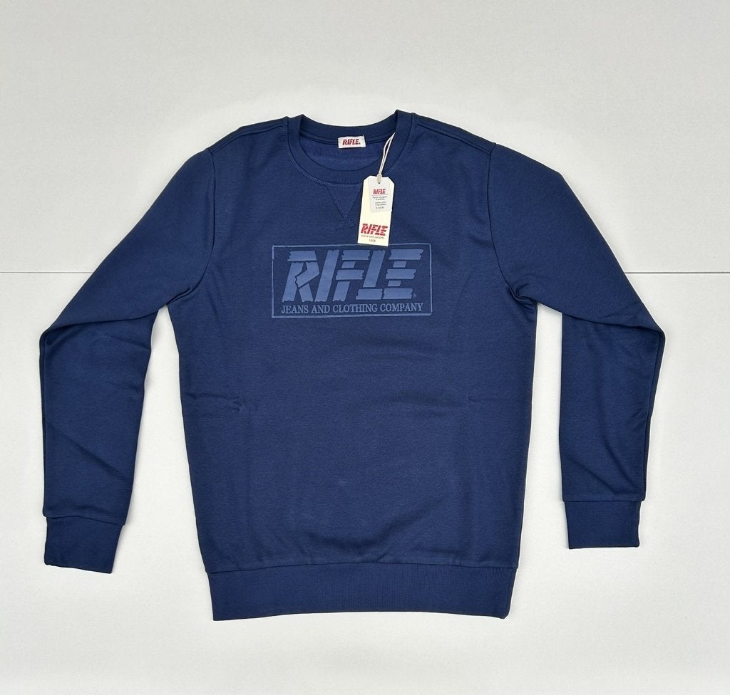 Rifle Sweater Heren Blauw, Kleding | Heren, Truien en Vesten, Blauw, Rifle, Nieuw, Overige maten