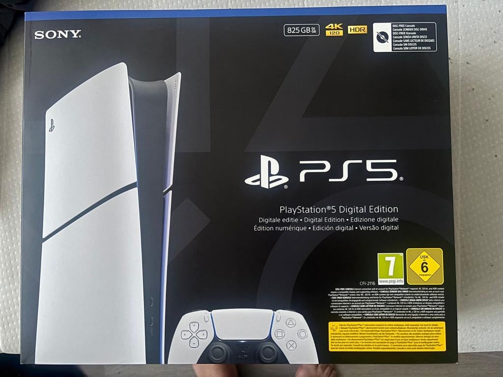 Playstation 5 Digital Edition 825GB nieuw in doos, Ophalen of Verzenden, Playstation 5