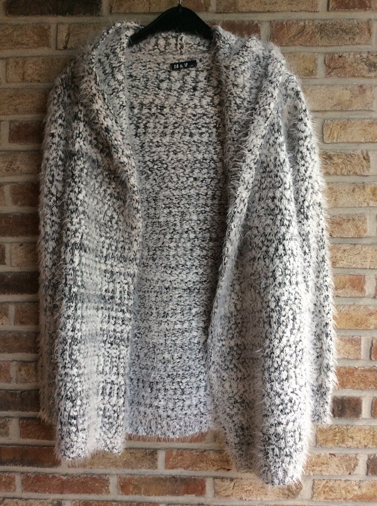 DAMES VEST M&V MET KAP NIEUW, Neuf, Gris, Enlèvement ou Envoi, Taille 36 (S)