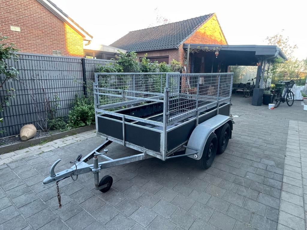 Dubbelasser aanhangwagen, Auto diversen, Ophalen, Gebruikt