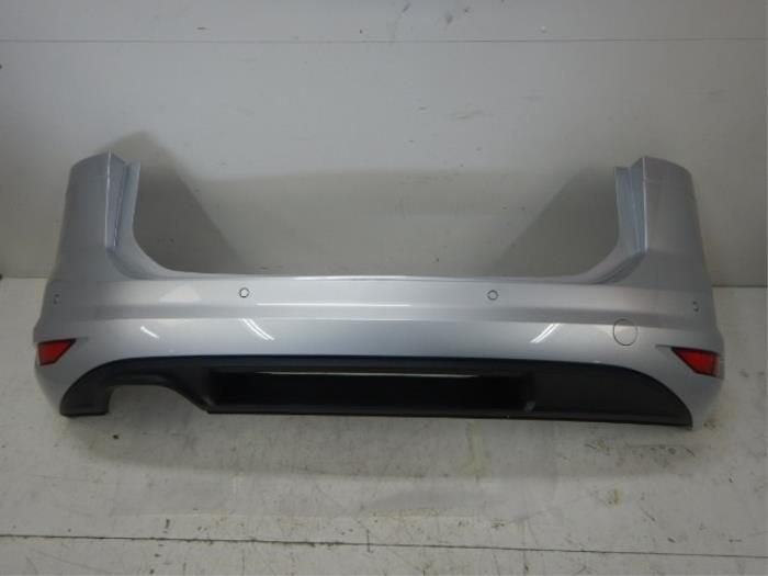 VW Touran 5TA Achterbumper 6PDC LA7W Reflex silver, Ophalen of Verzenden, Gebruikt, Achter, Bumper