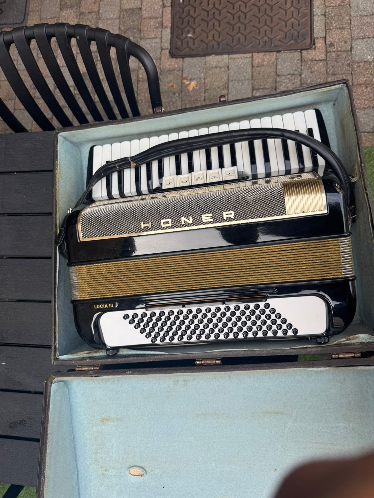 Accordéon honer lucia 3, Muziek en Instrumenten, Ophalen of Verzenden, Zo goed als nieuw