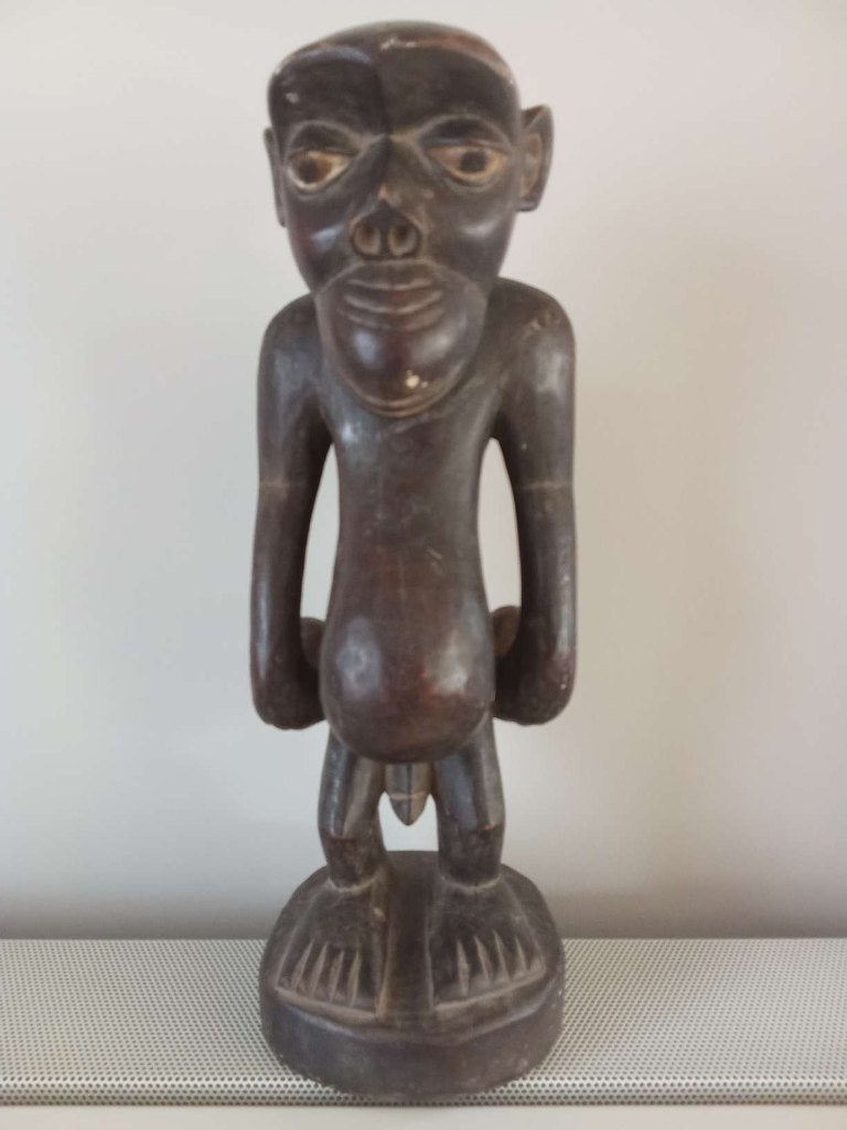 Afrikaans beeld Luba- en Tabwa-samenleving, Bois, Enlèvement ou Envoi, Fait main, Homme