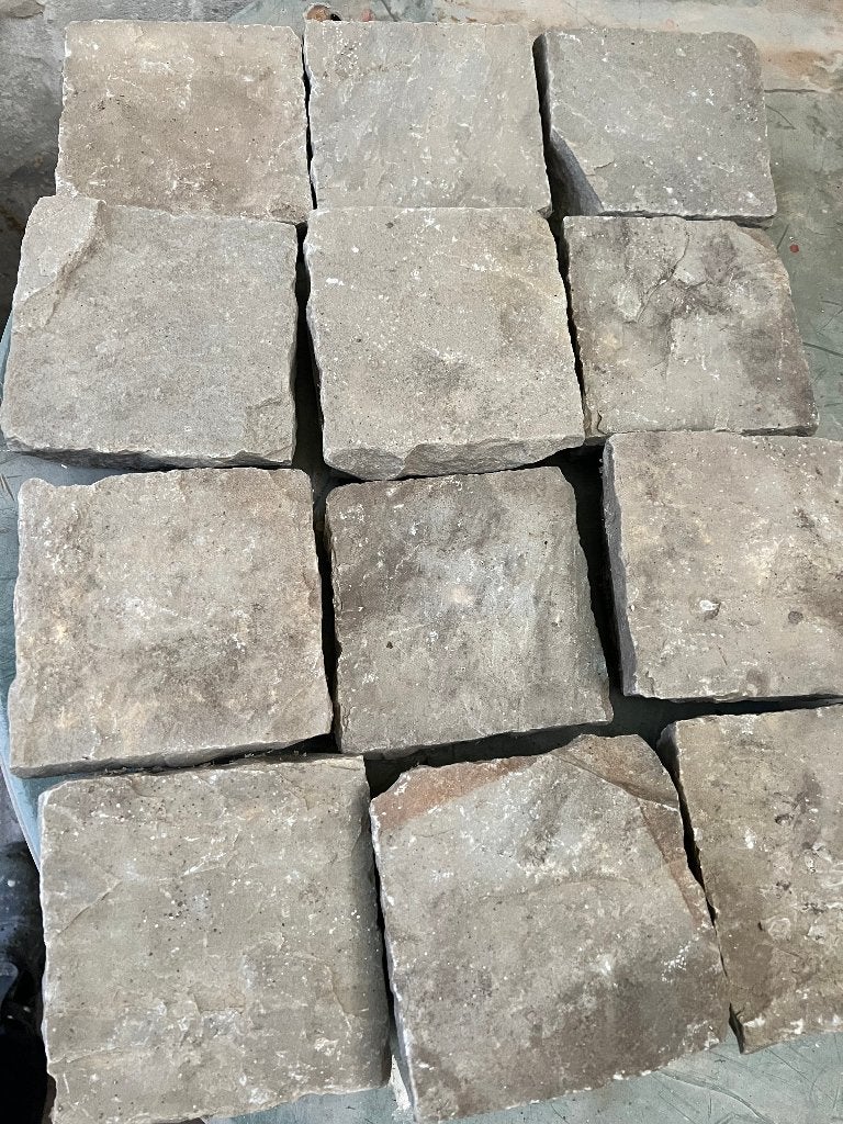 Kandla platines / kasseien grijs, Tuin en Terras, Ophalen, Nieuw, Minder dan 5 m²
