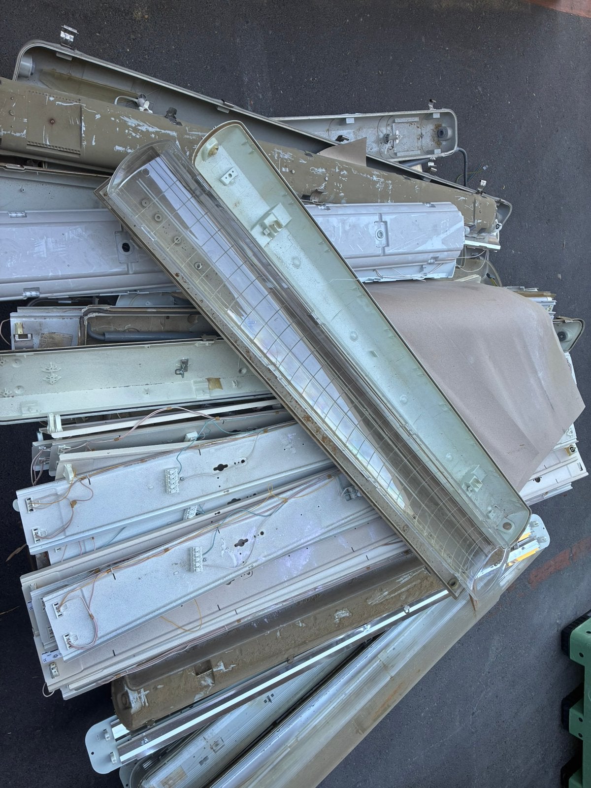 Lichtbakken, Ophalen, Gebruikt, Lamp met armatuur