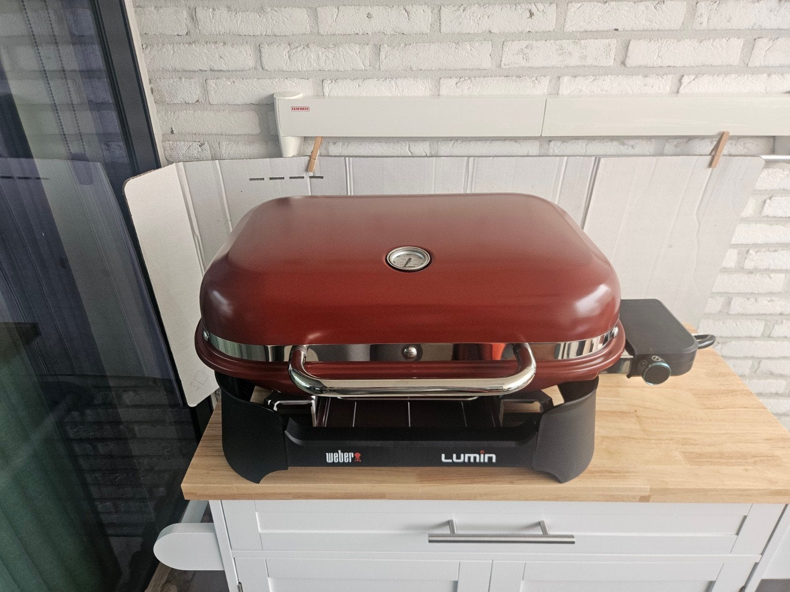 Lumin Weber electrische Barbeque, Tuin en Terras, Elektrische barbecues, Ophalen of Verzenden, Nieuw, Weber