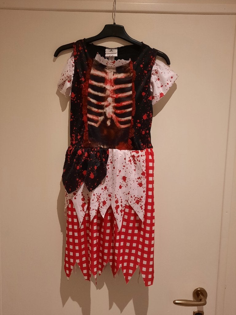 Halloweenkleedje 7 tot 10 jaar, Ophalen, Zo goed als nieuw, Meisje