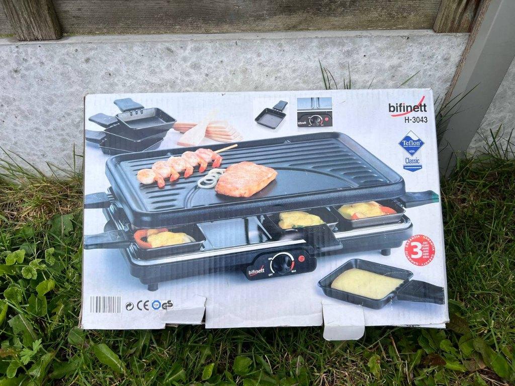 Bifinett H-3043 Raclette Grill / Gourmetstel – NIEUW, Enlèvement ou Envoi, Neuf, 4 à 7 personnes