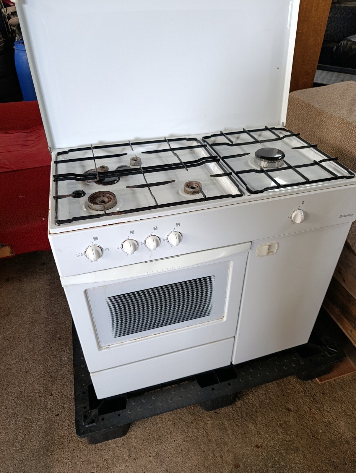Cuisinière à gaz vintage, Electroménager, Cuisinières, Enlèvement, Gaz