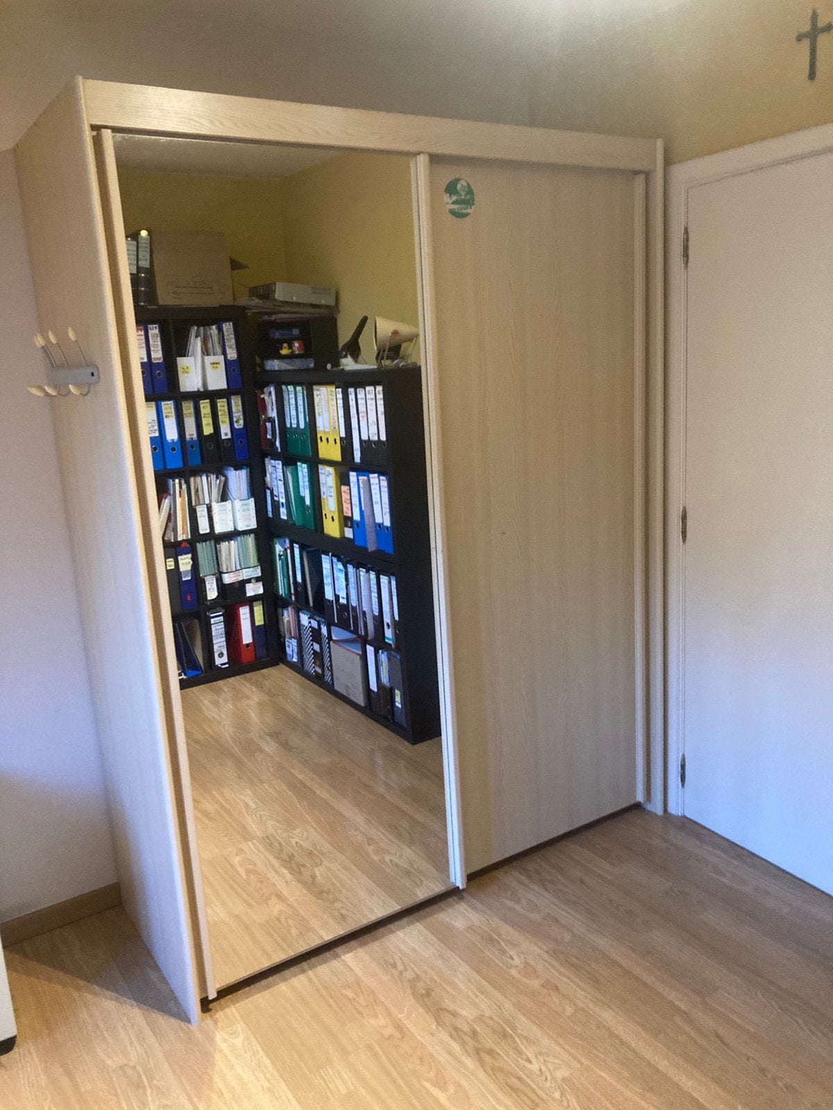 Kast 2 schuifdeuren spiegel, Enlèvement, Utilisé