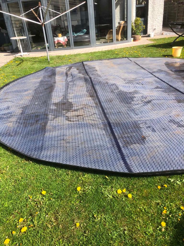 Zwembad noppenfolie, Tuin en Terras, Ophalen, Zo goed als nieuw