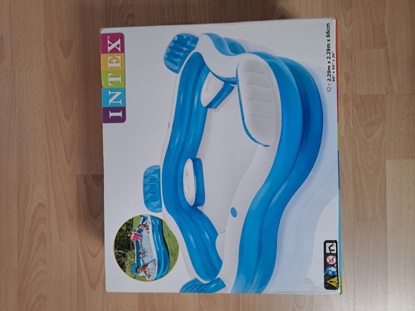 NIEUW Intex zwembad family pool lounge, Tuin en Terras, Ophalen
