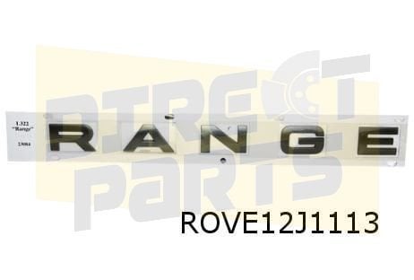 Emblemen tekst ''Range" + "Rover'' Origineel  DAB500230LQV D, Land Rover, -, Verzenden, -