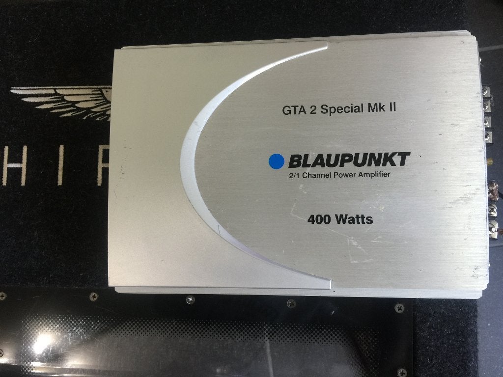 Blaupunkt GTA 2 special Mk2 400W versterker, Ophalen