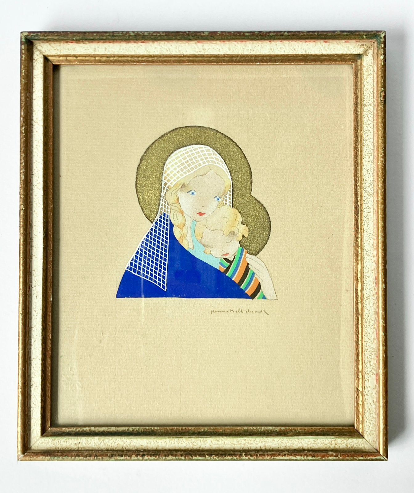 Jeanne Hebbelinck kunstwerkje, Antiek en Kunst, Ophalen of Verzenden