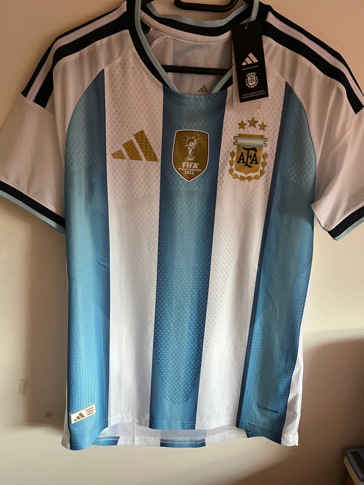 Argentinië shirt spelers editie, Maat M, Ophalen of Verzenden, Nieuw, Shirt