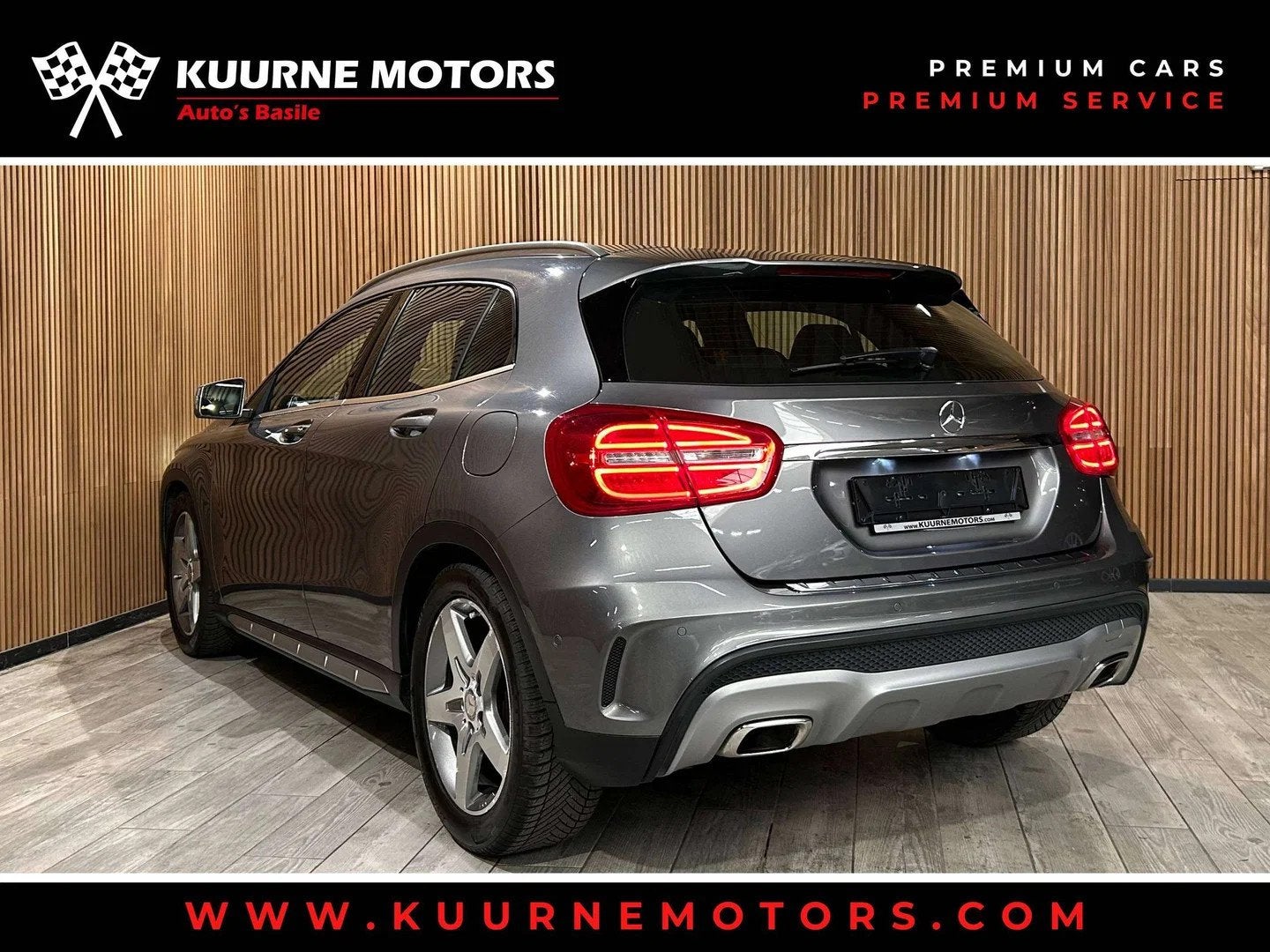Mercedes-Benz GLA 180 7G-DCT AMG Line Alu18"/Led/Leder/VerwZ, Autos, Argent ou Gris, Euro 6, Entreprise, Noir