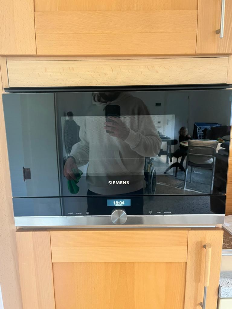 Micro-ondes SIEMENS IQ700 BF634LGS1 encastr. - très bon état, Electroménager, Micro-ondes, Encastré, Comme neuf, Enlèvement, 45 à 60 cm