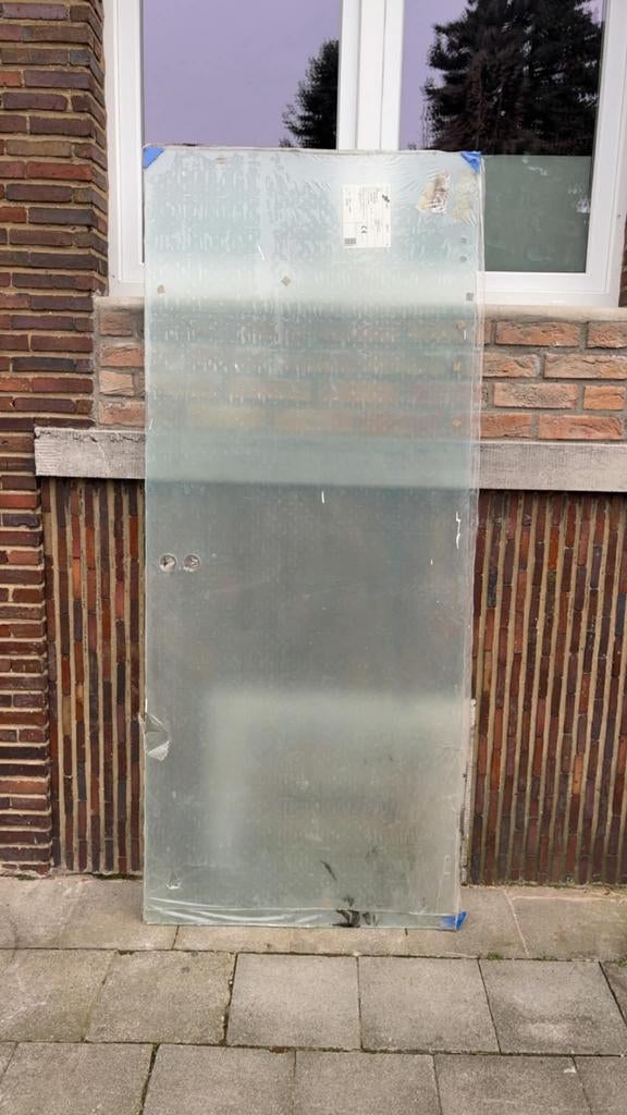 Vitre opaque neuve 835mm par 2000mm poids 33kilos, Bricolage & Construction, Vitres, Châssis & Fenêtres, Enlèvement