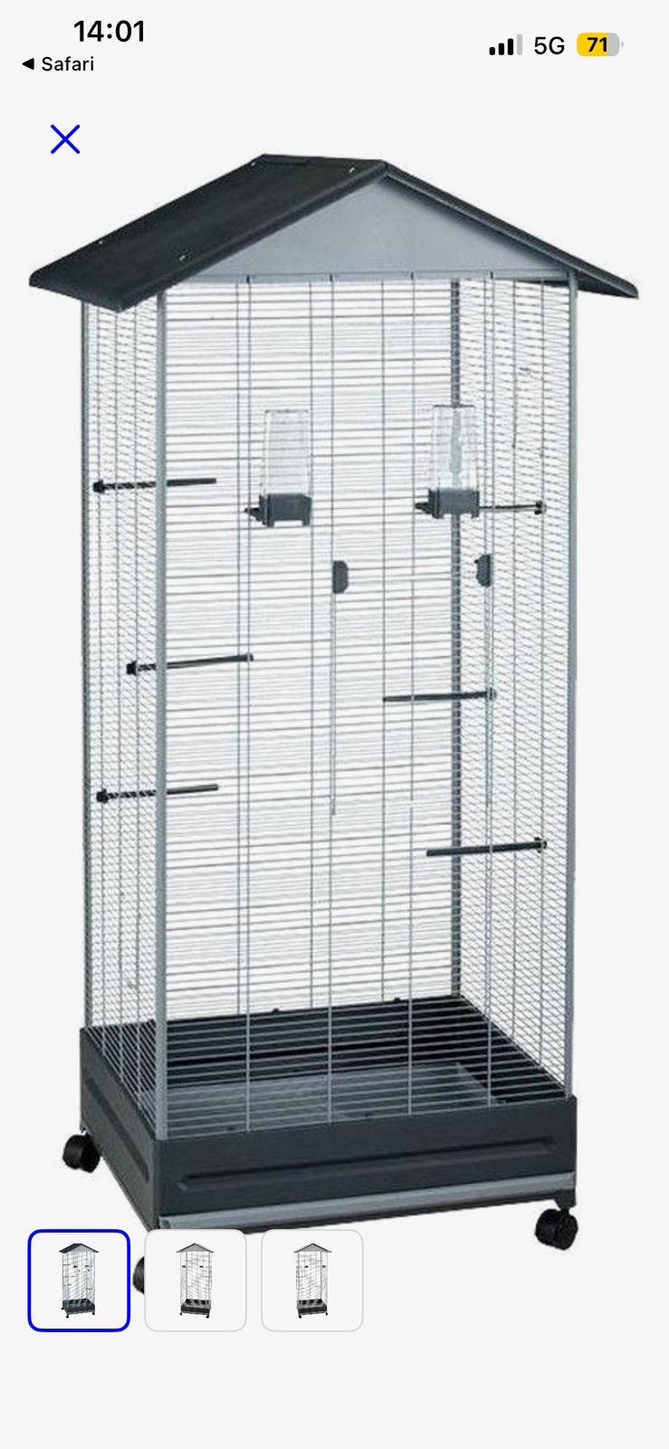 Vogelkooi, Enlèvement, Comme neuf, Cage à oiseaux