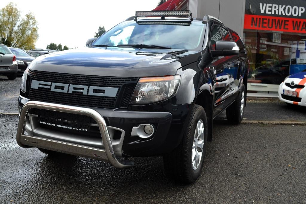 Ford Ranger 3.2 TDI Wildtrack + waarborg, Automaat, Euro 5, Lederen bekleding, Zwart