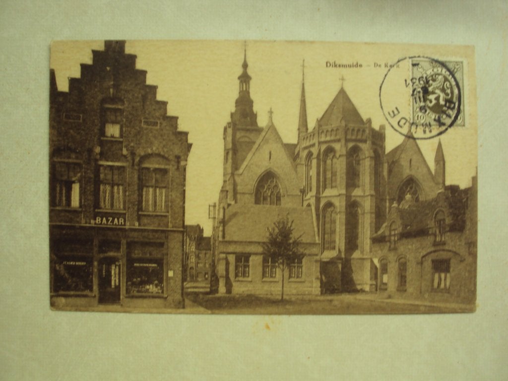 57404 - DIKSMUIDE - DE KERK - ZIE 2 FOTO'S, Verzenden