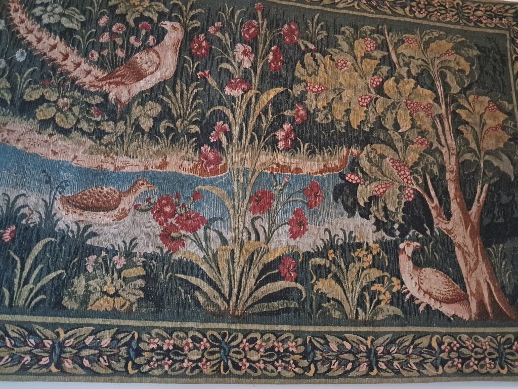 grande tapisserie: réplique fidèle d.u.document du XV siècle, Enlèvement
