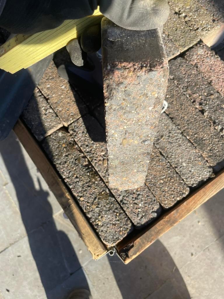 Betonklinkers waalformazt, Tuin en Terras, Ophalen, Gebruikt