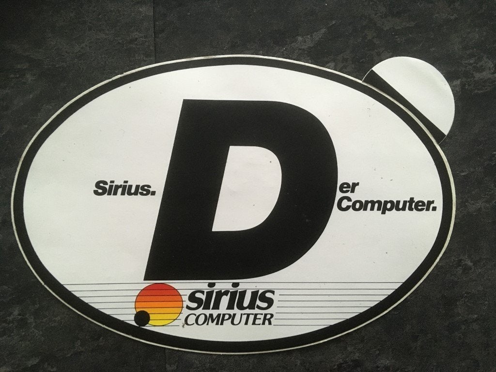 Sticker Sirius Computer, Enlèvement ou Envoi