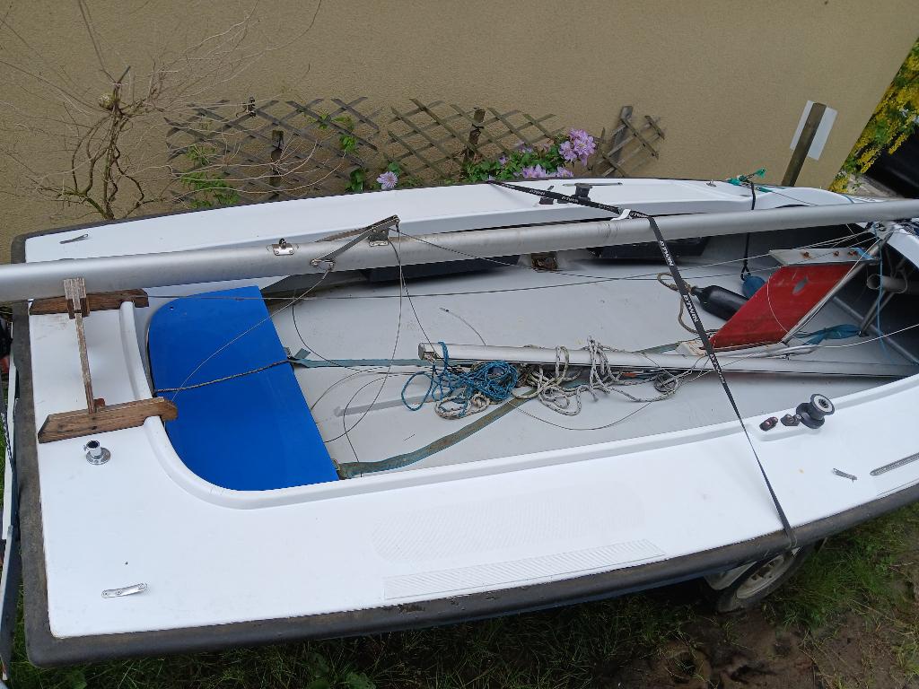 Zeilboot Sailhorse, goed onderhouden incl trailer en motor, Watersport en Boten, Ophalen, 1 cm, Overige typen, Polyester