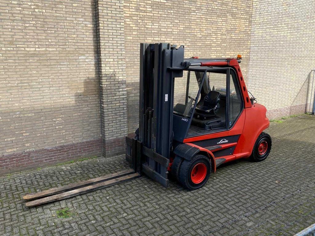 Élévateur Linde H80T 2002, LPG, Chariot élévateur, Linde
