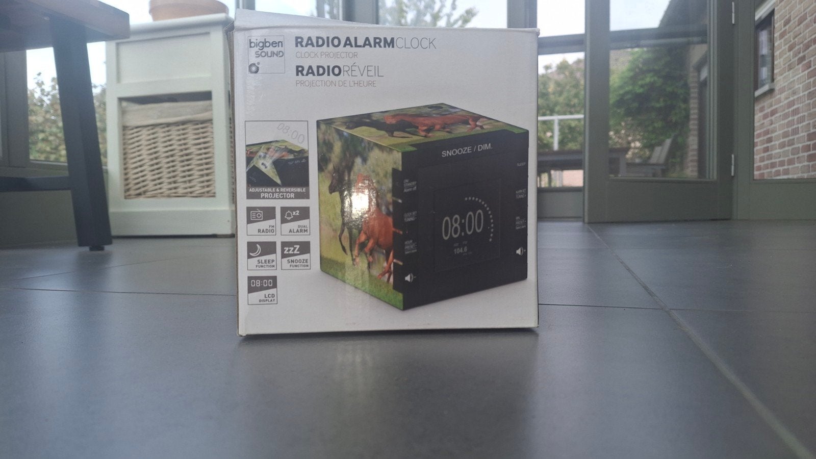 paarden radio alarmclock, Audio, Tv en Foto, Radio's, Ophalen, Zo goed als nieuw, Radio