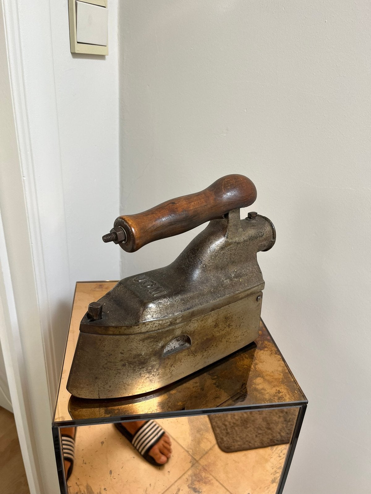 Zwaar strijkijzer, Antiek en Kunst, Ophalen