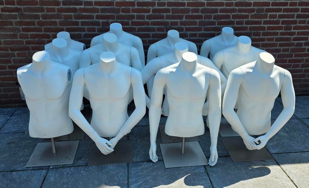 Lot de 12 demi-mannequins/torse/buste/mannequin Hans Boodt, Hobby & Loisirs créatifs, Enlèvement, Comme neuf, Mannequin