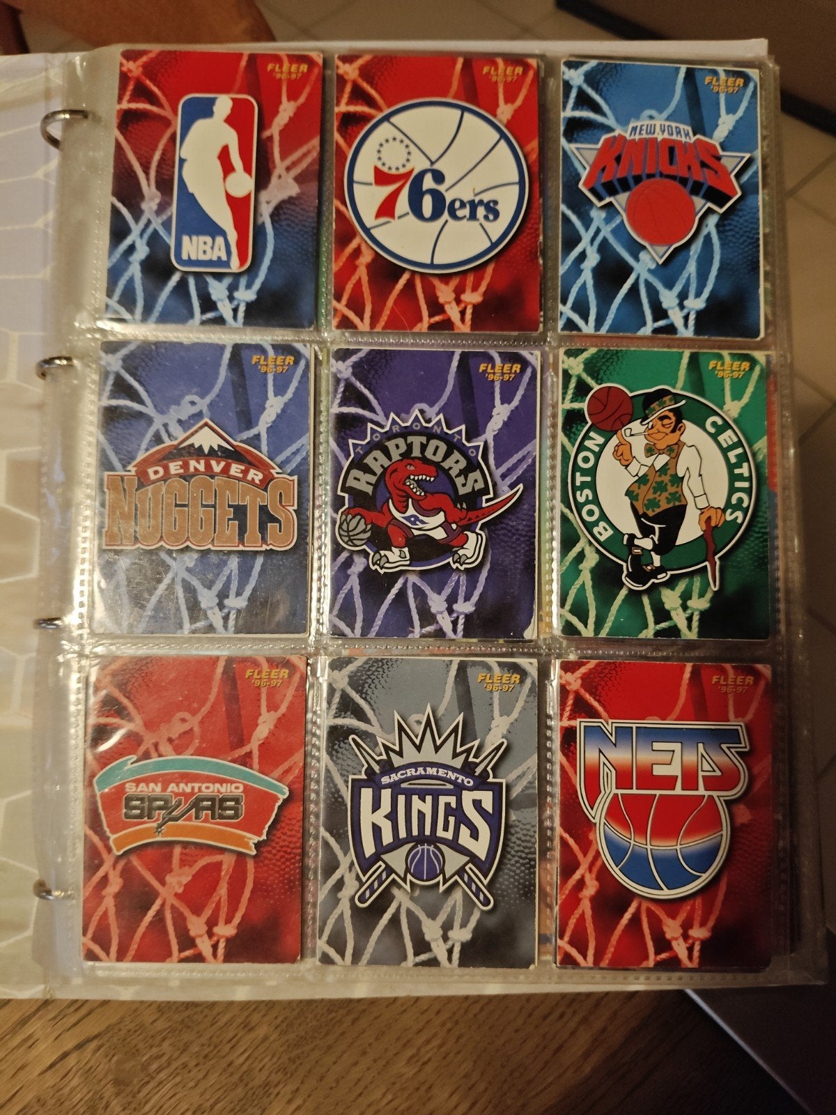 kaarten basket nba, Enlèvement