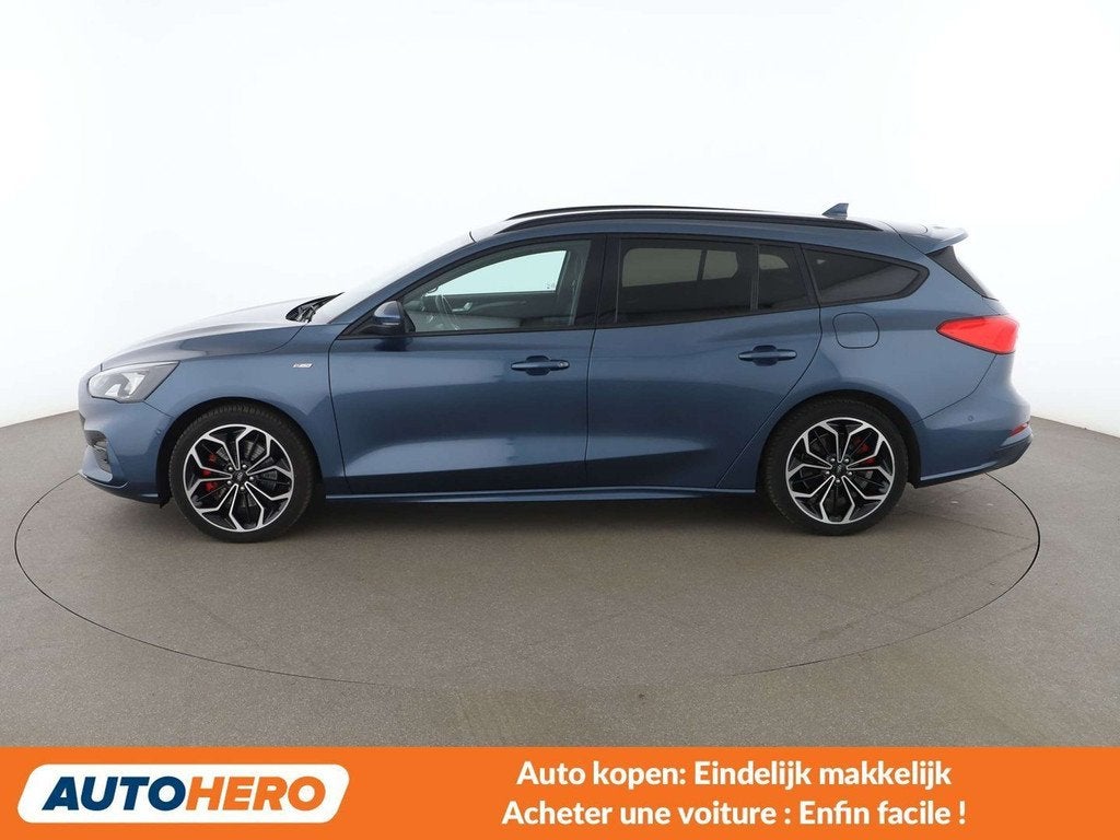 Ford Focus 1.0 EcoBoost Mild-Hybrid ST-Line X (bj 2020), Auto's, Euro 6, Blauw, 124 g/km, 155 pk