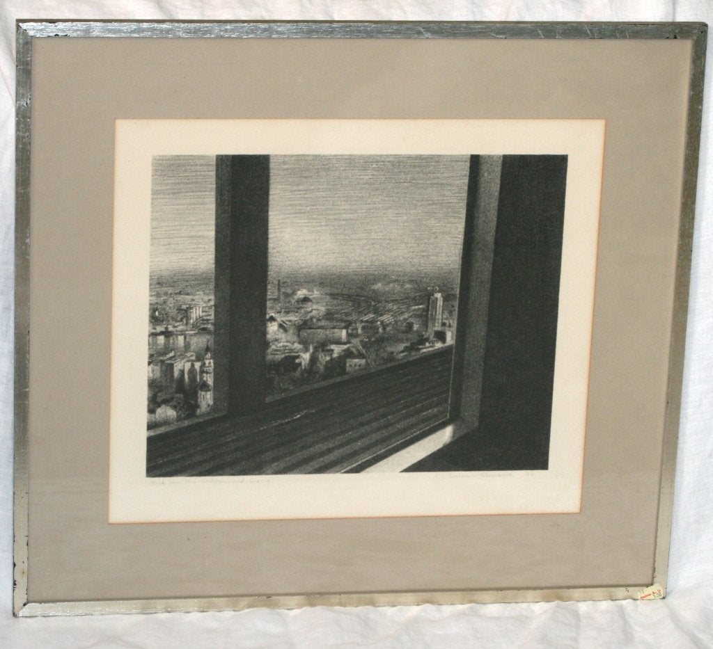 Wolfram Ebersbach (1943) - Grafiek Gesigneerd, Ophalen of Verzenden, Gesigneerd