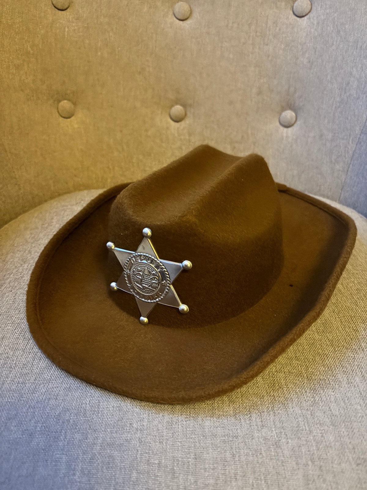 Chapeau Cowboy enfant, Enlèvement ou Envoi, Comme neuf, Accessoires