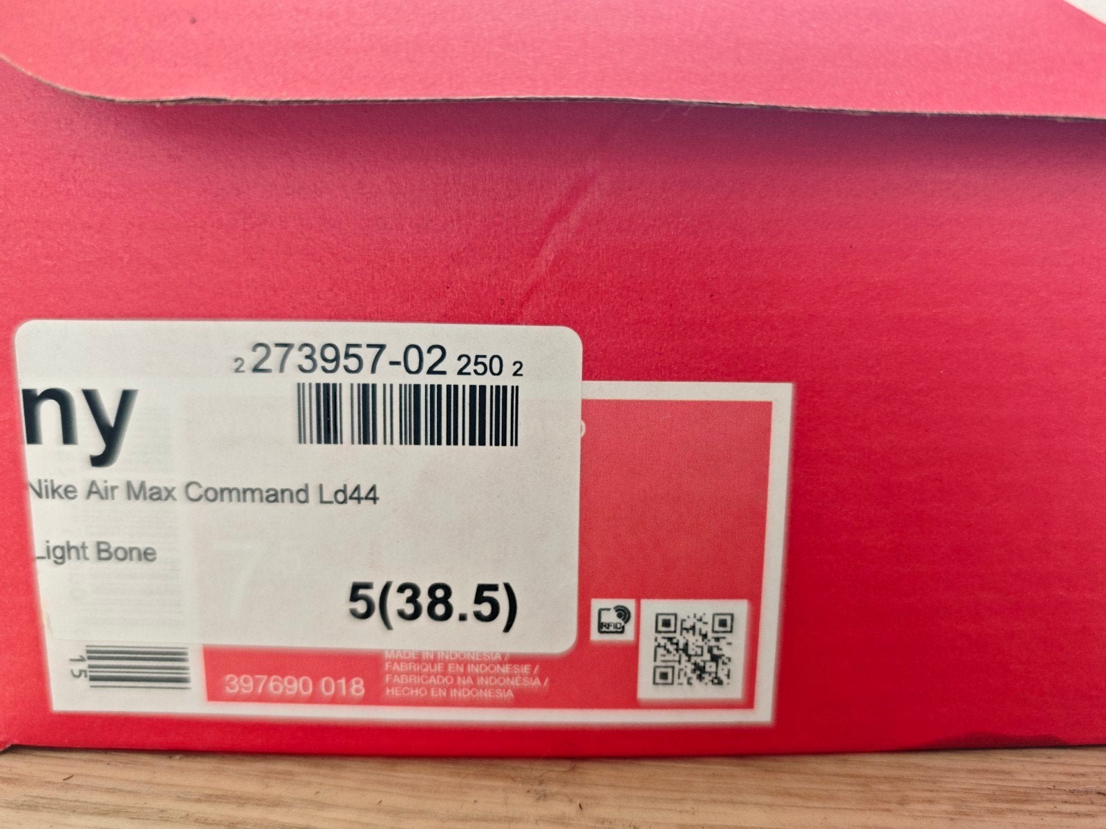 Nike Air Max Command Ld44 Light Bone 38,5, Kleding | Heren, Nieuw, Overige kleuren, Nike Air Max, Sportschoenen