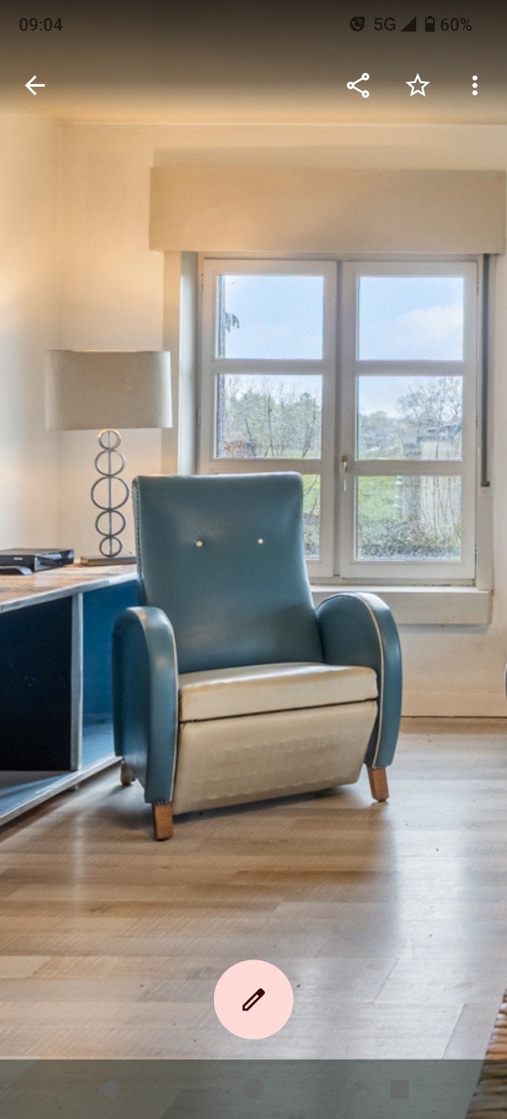 Retro zeteltje, Huis en Inrichting, Fauteuils, Ophalen