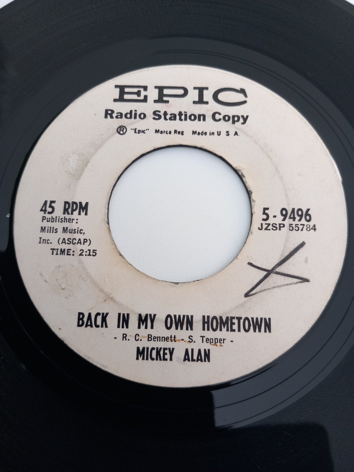 MICKEY ALAN. OLDIES 60S USA 45T, Enlèvement ou Envoi